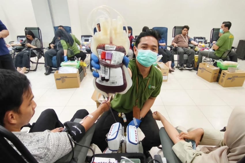Karyawan MNC Group Serahkan Donor Darah Rutin, Stok RSCM Tertopang