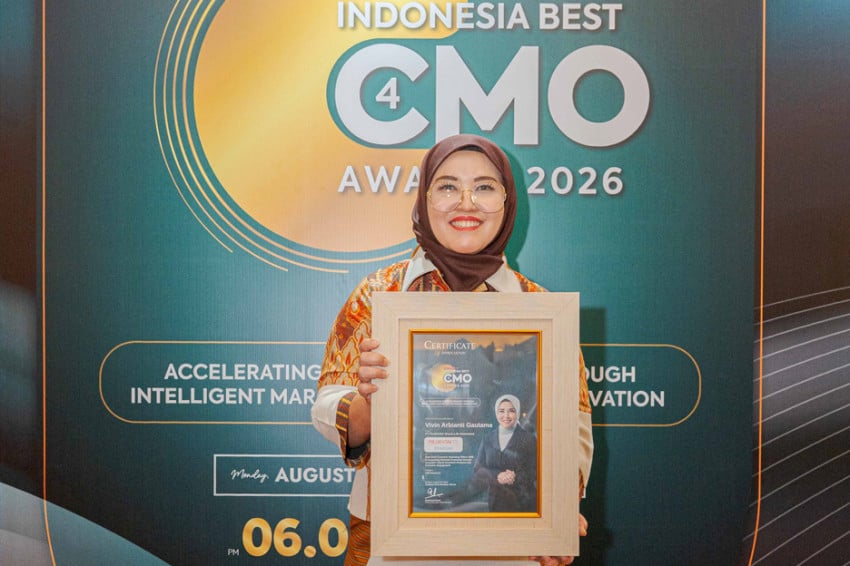 Pemasaran Syariah Berbasis Komunitas Antar Vivin Arbianti Raih CMO Awards 2026